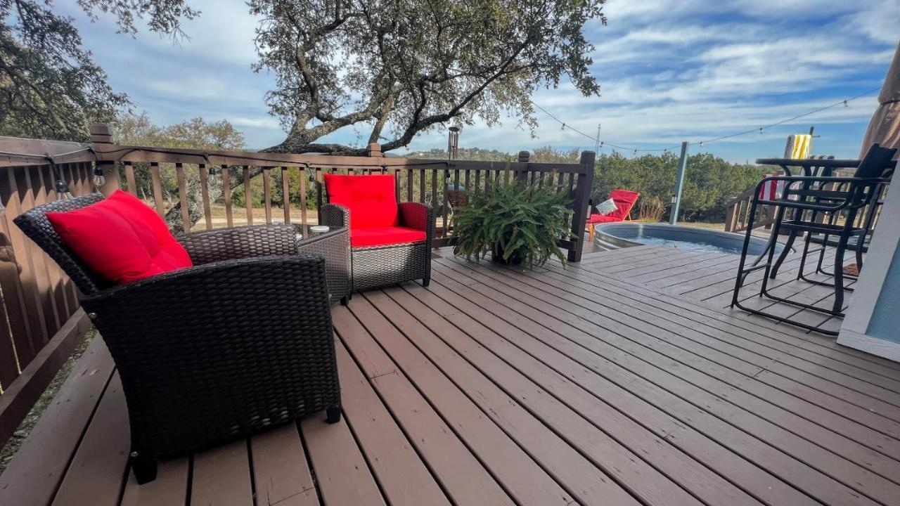 Hill Country Highland'S Bluebonnet Cottage มาเบิล ฟอลส์ ภายนอก รูปภาพ